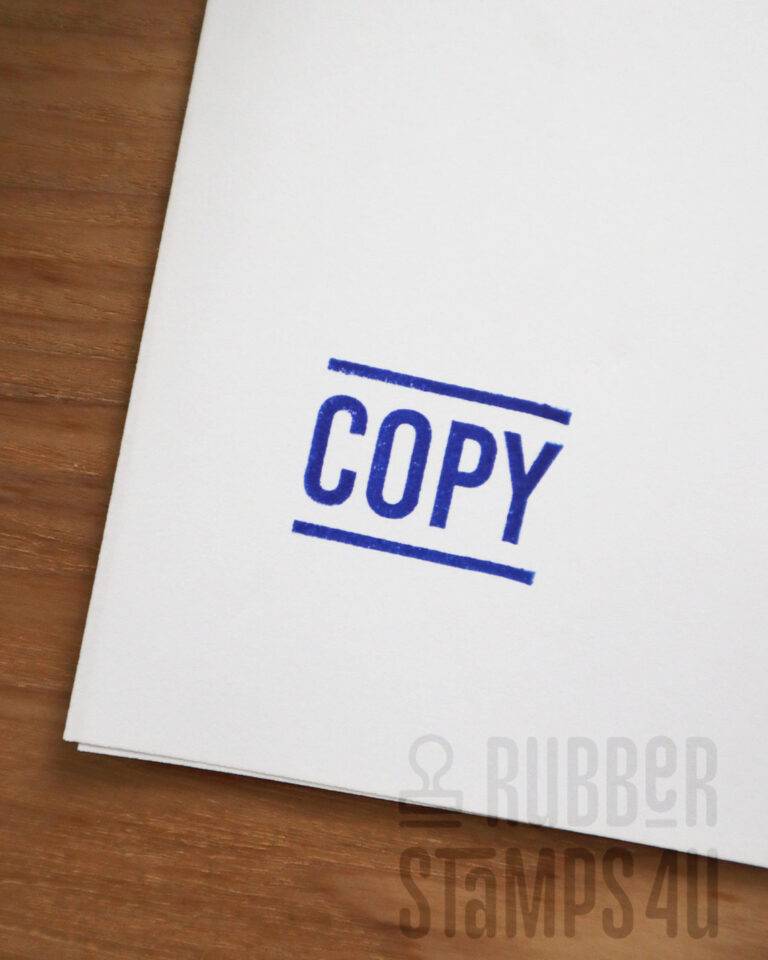 Copy self inking stamp