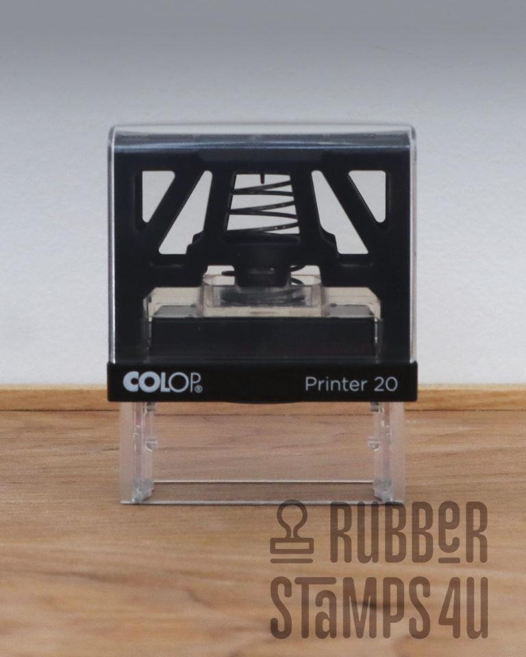 self inking stamp printer 20