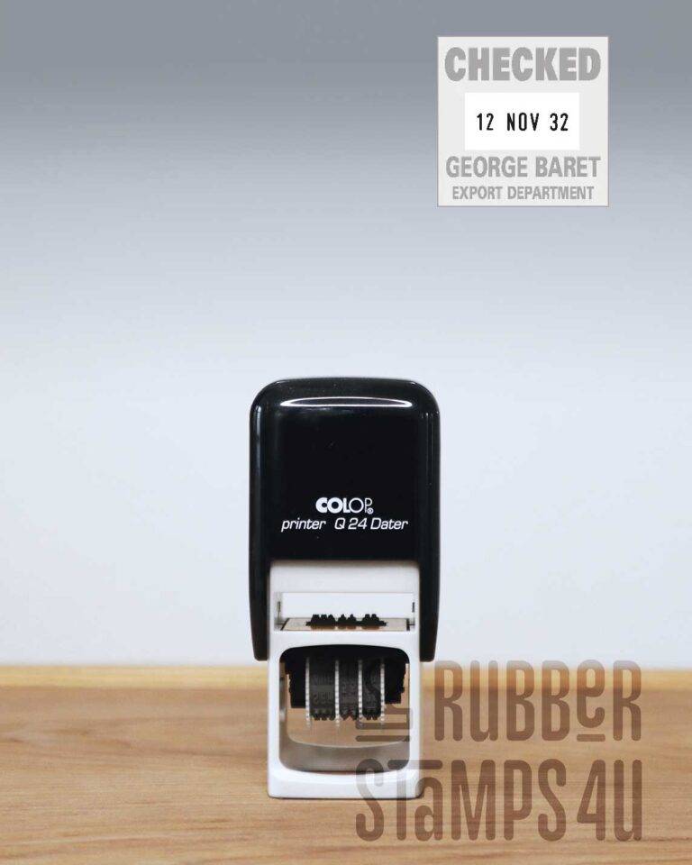 Colop Printer Q 24 Dater Self Inking Stamp