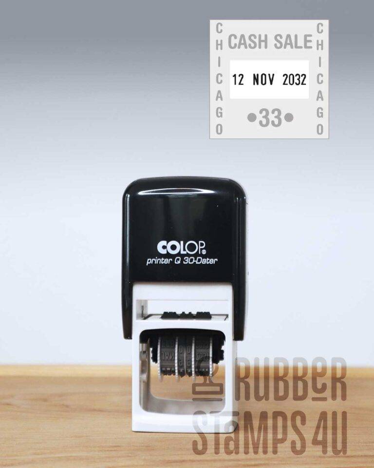 Colop Printer Q 30 Dater Self Inking Stamp